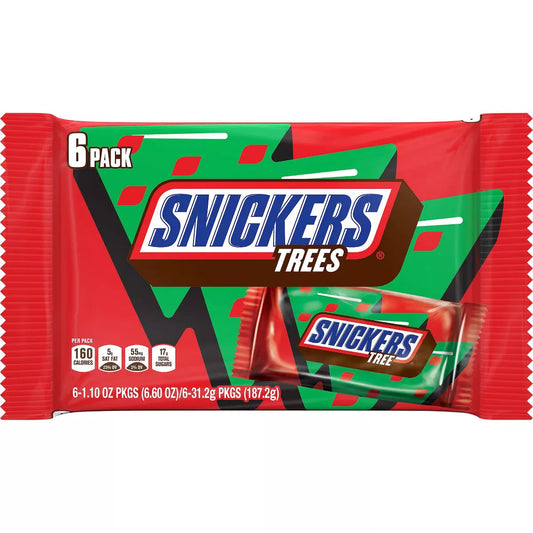 Snickers Holiday Tree - 6.6oz/6ct