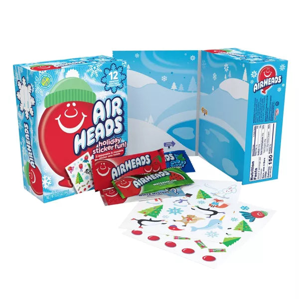 Airheads Mini Bars Christmas Sticker Book - 5.08oz