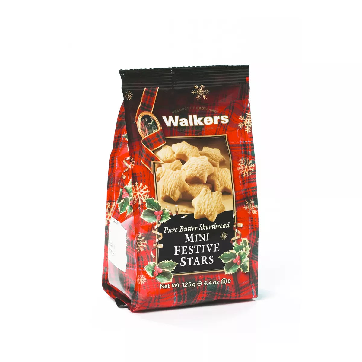 Walkers Mini Festive Stars Pure Butter Shortbread - 4.4oz