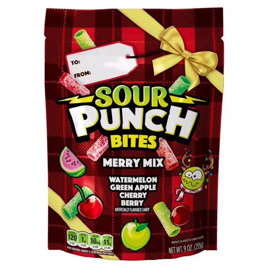 Sour Punch Christmas Merry Mix - 9oz