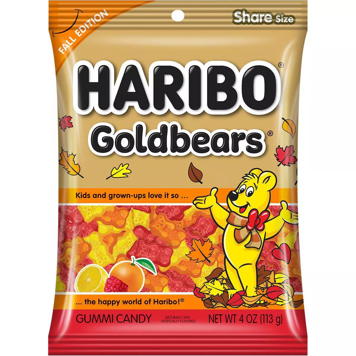 Haribo Halloween Goldbears Fall Edition - 4oz - Limited Edition - RARE