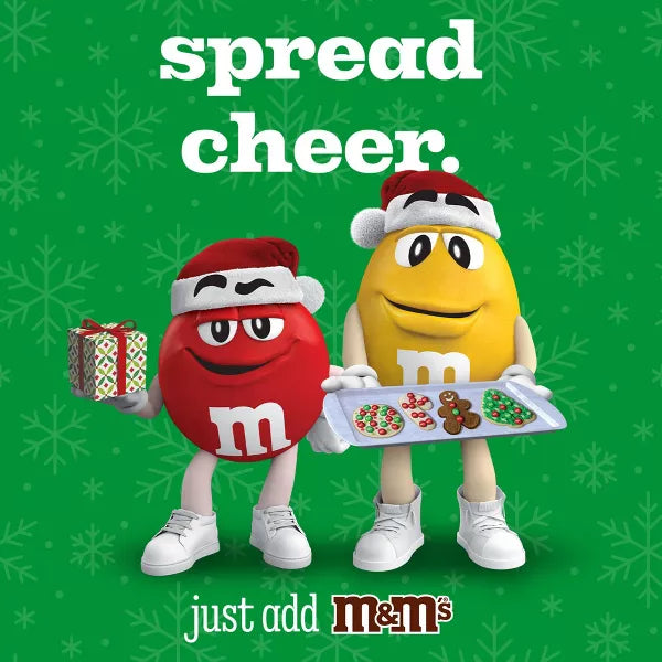 M&M'S Christmas Toasty Peanut Chocolate Candy Bag - 7.44oz