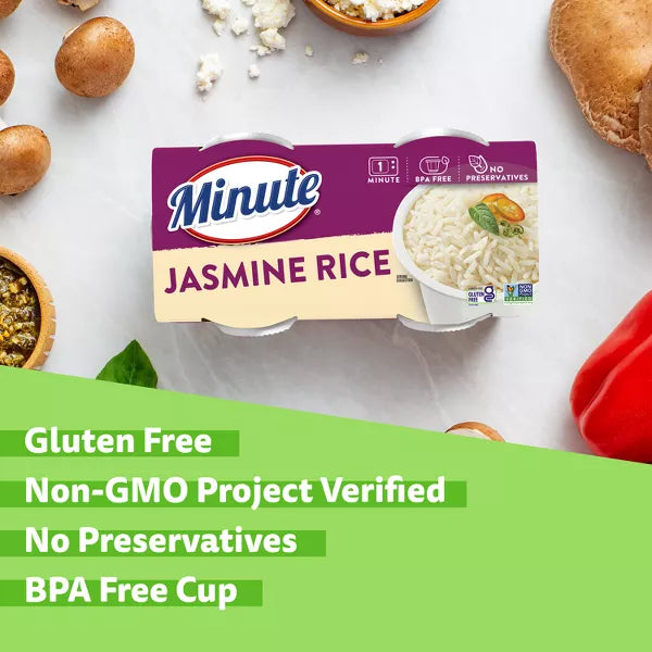 Minute Rice Gluten Free Jasmine Rice - 8.8oz/2ct