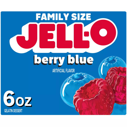 JELL-O Blue Berry Gelatin - 6oz - Jello