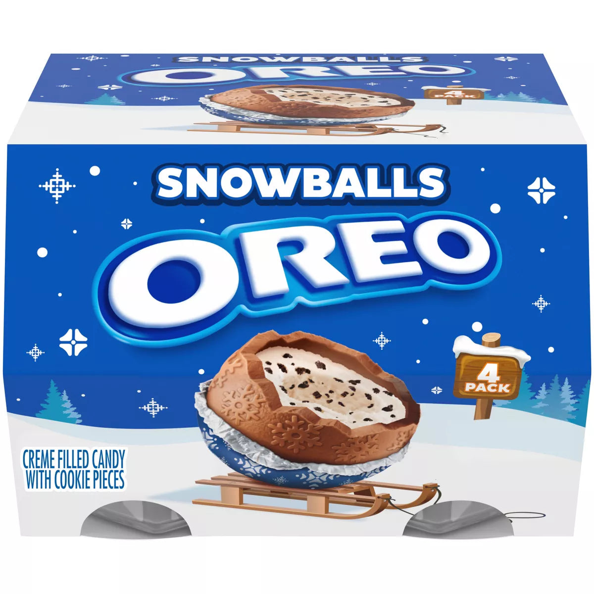 OREO Christmas Snowballs - 4ct/3.96oz - ULTRA RARE Limited Edition