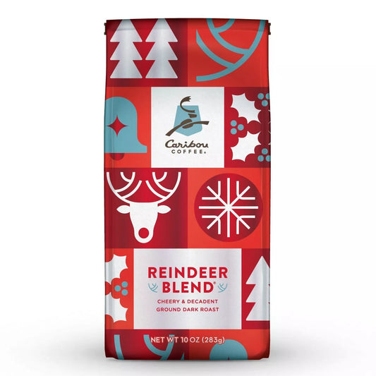 Caribou Coffee Reindeer Dark Roast Ground Coffee - 10oz