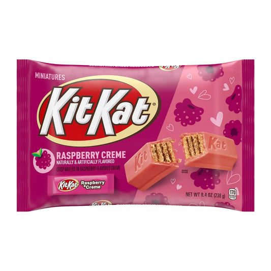 Kit Kat Valentine's Raspberry Creme Miniatures - 8.4oz - ULTRA RARE