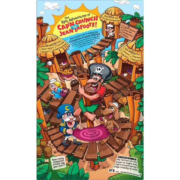 Cap'n Crunch Family Size Cinnamon Crunch Cereal - 19.3oz