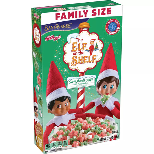 Kellogg's Elf on the Shelf Sugar Cookie Cereal - 12.2oz