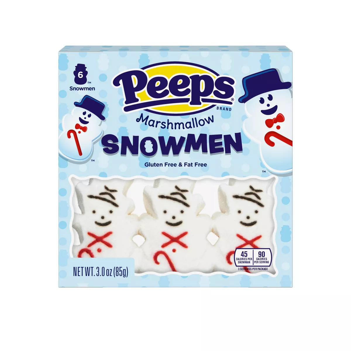 Peeps Snowmen - 3oz/6ct