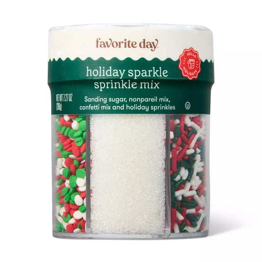 Christmas Decors- 6 Cell Sprinkles - 7.27oz - Favorite Day™