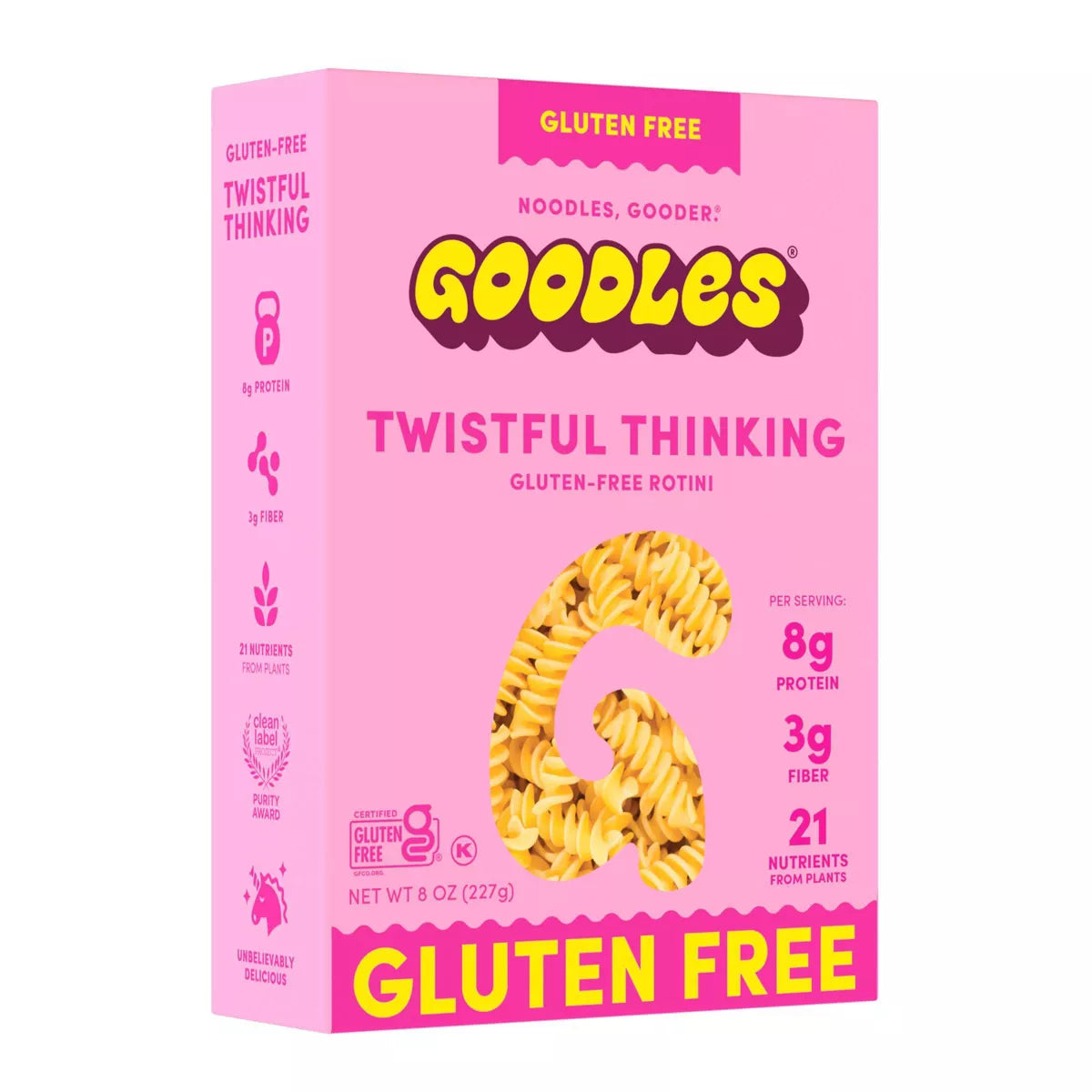 Goodles Gluten Free Dry Pasta Twistful Thinking - 8oz