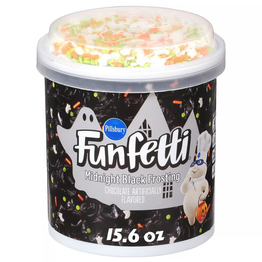 Pillsbury Baking Funfetti Midnight Black Frosting - 15.6oz