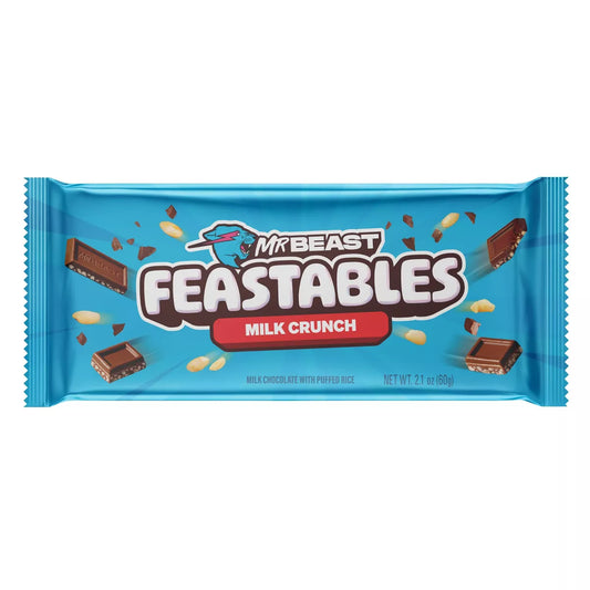 Feastables Mr Beast Bar Milk Chocolate Crunch - 2.11oz