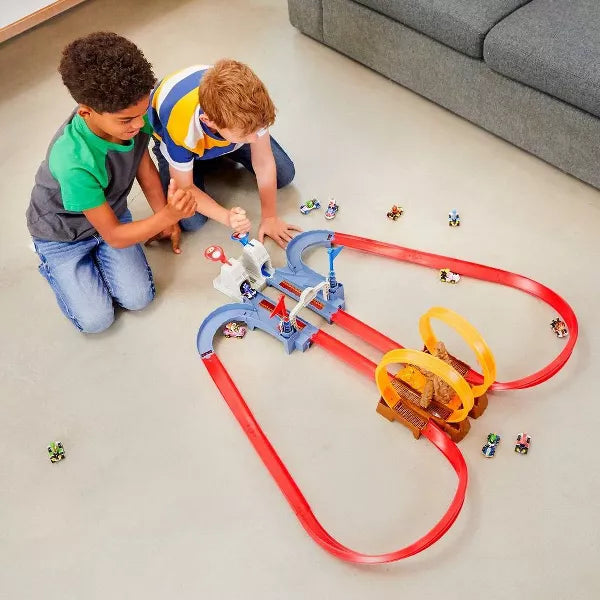 Hot Wheels Mario Kart Bowser's Castle Trackset