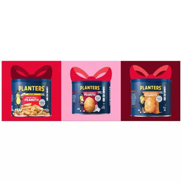 Planters Christmas Trio - 34oz