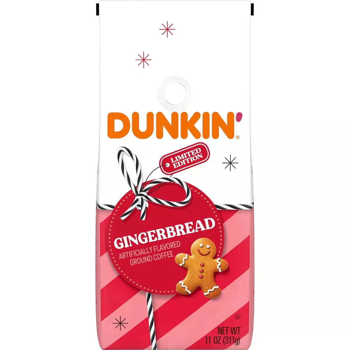 Dunkin' Gingerbread Ground Coffee - 11oz - Limited Editon