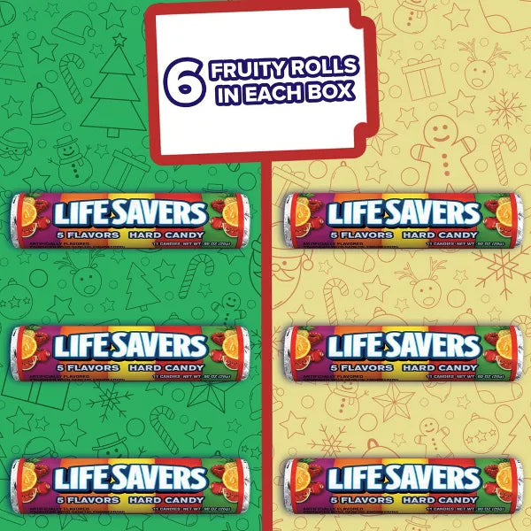 Life Savers Hard Candy Christmas Story Book - 6.84oz - 6 Rolls