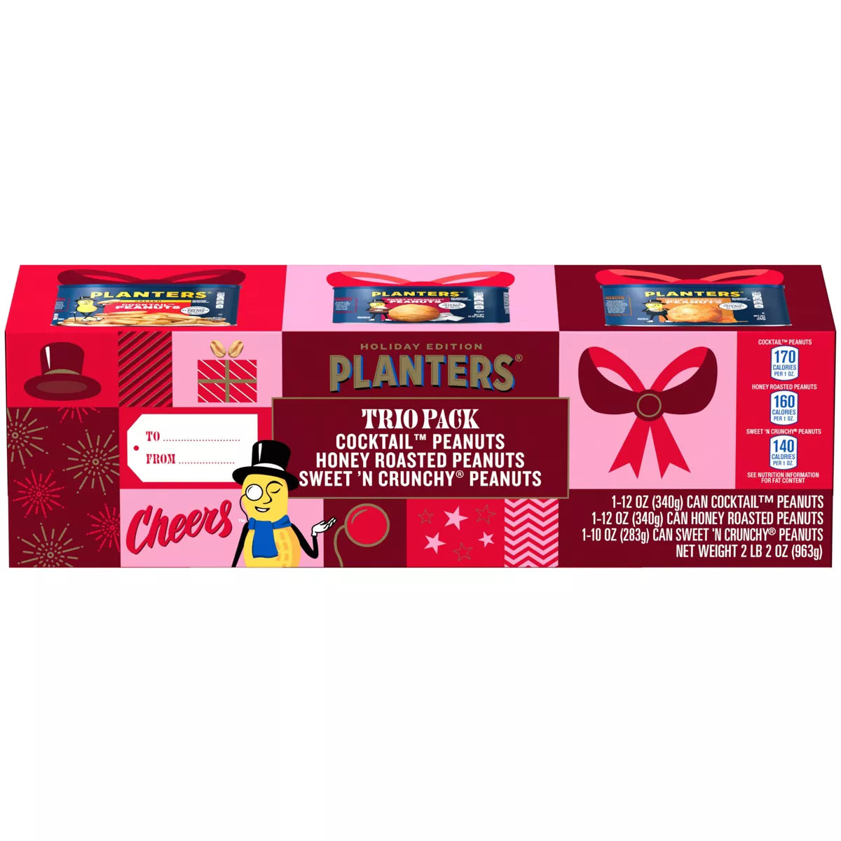 Planters Christmas Trio - 34oz