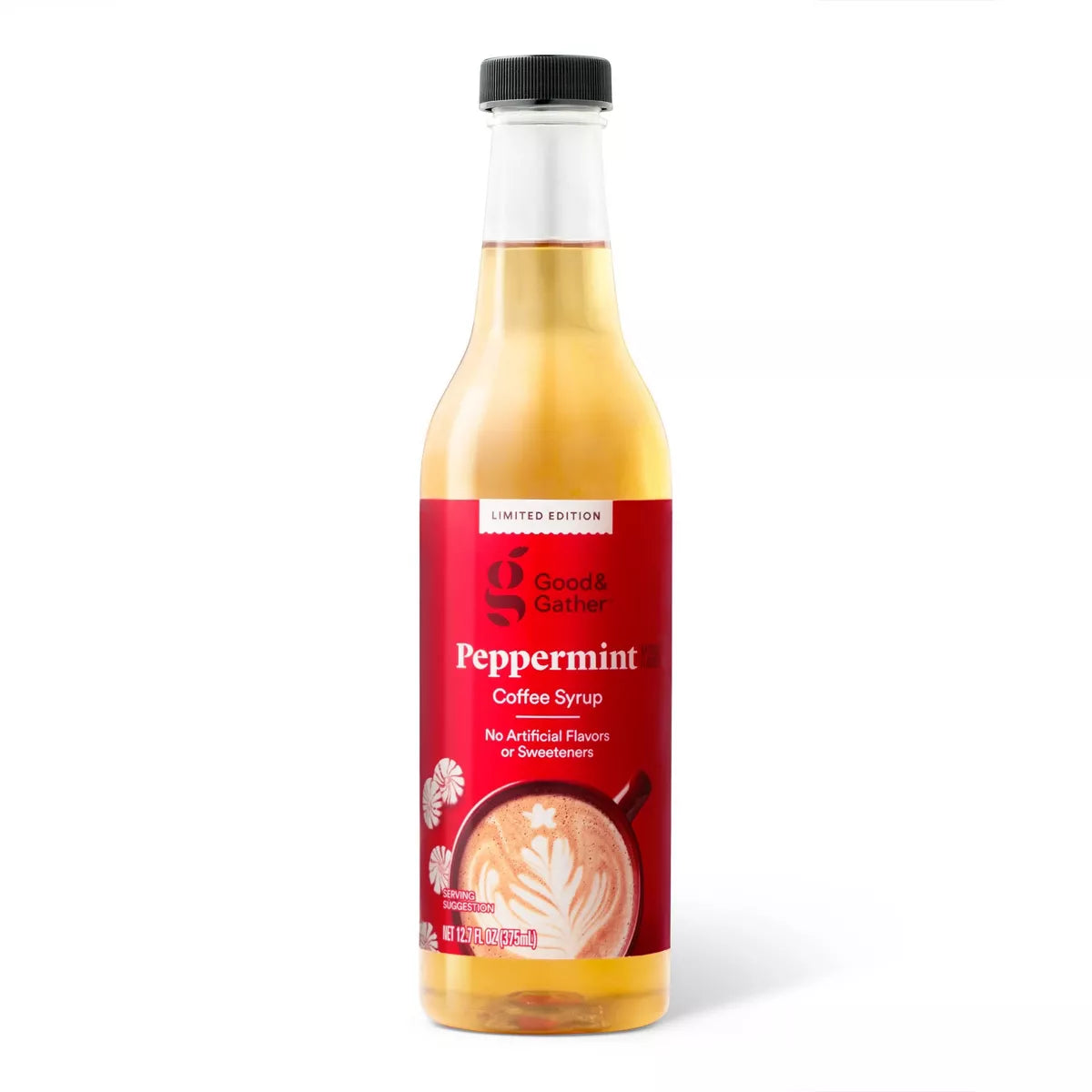 Peppermint Naturally Flavored Coffee Syrup - 12.7oz - Good & Gather™