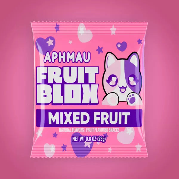 FruitBlox Aphmau Mixed Fruit Fruit Snacks - 22 Pouches – rarecandycanada