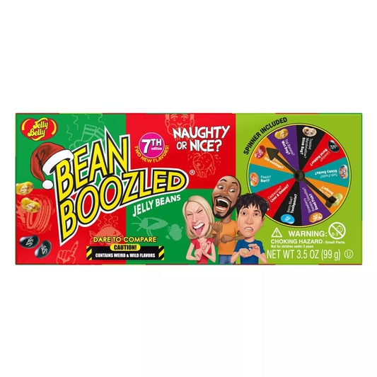 Jelly Belly Christmas Bean Boozled Naughty or Nice Flip Top Box 7th Edition - 1.6oz