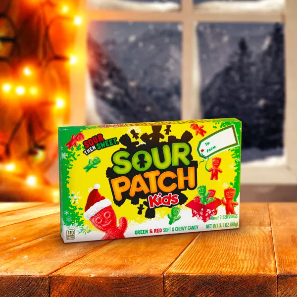 Sour Patch Kids Christmas Theater Box - 3.1oz