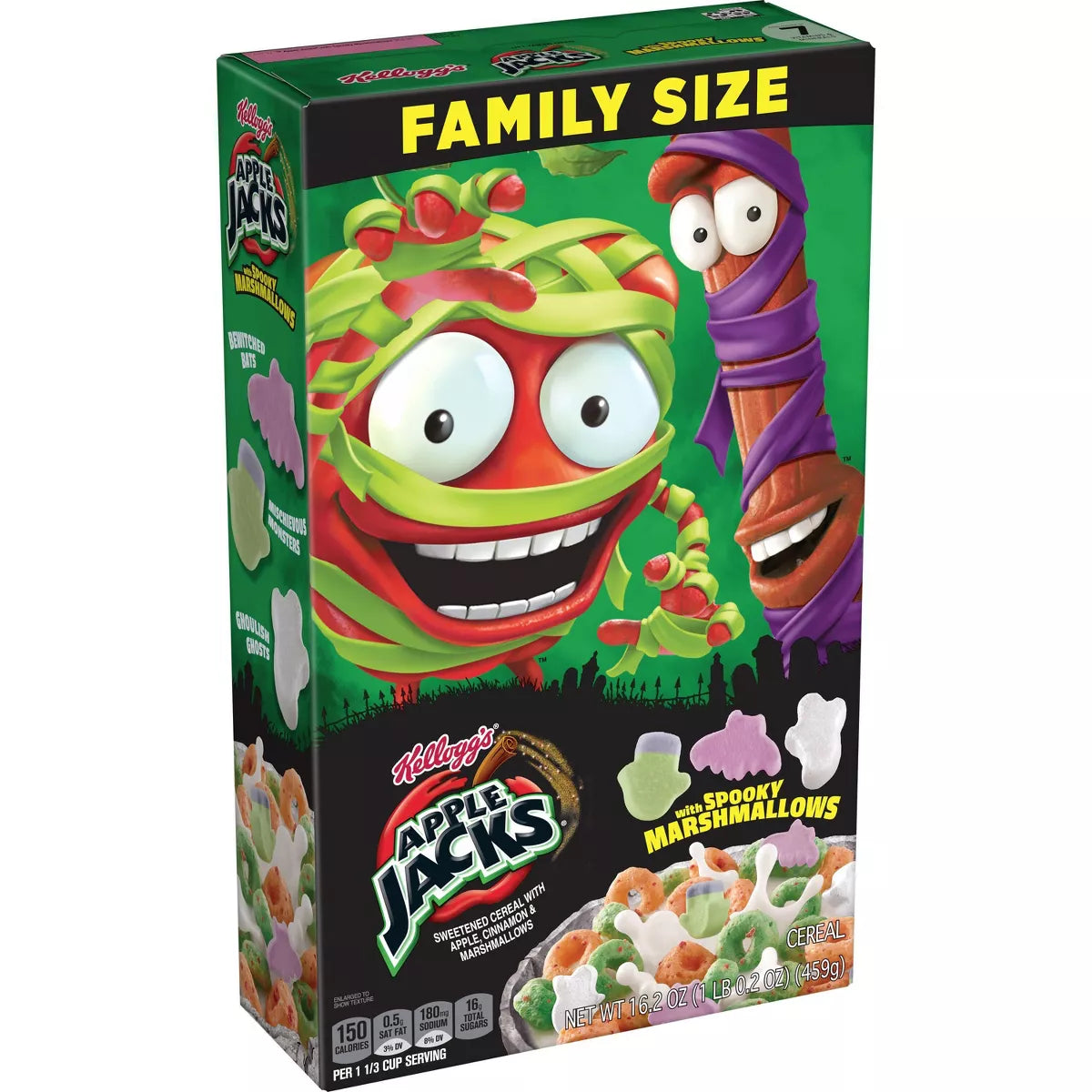 Apple Jacks Spooky Cereal - 16.2oz