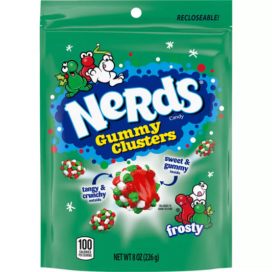 Nerds Christmas Gummy Clusters - 8oz