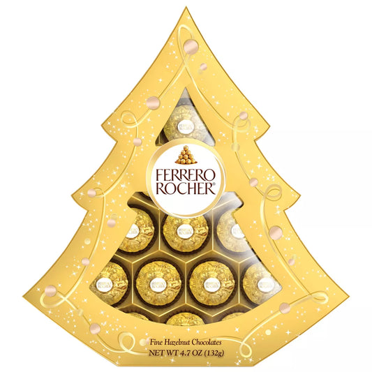 Ferrero Rocher Christmas Chocolate Gift Tree - 5.3oz