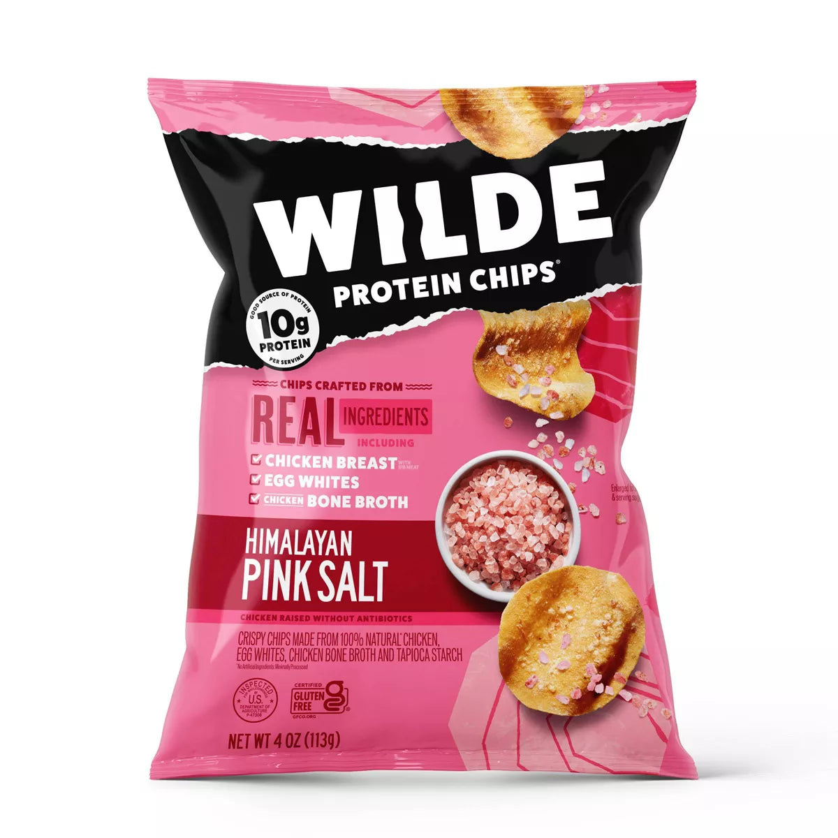 WILDE Protein Chips Himalayan Pink Salt 4oz