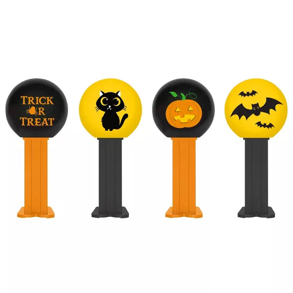 PEZ Halloween Candy & Mini Dispensers Bag - 3.48oz/12ct