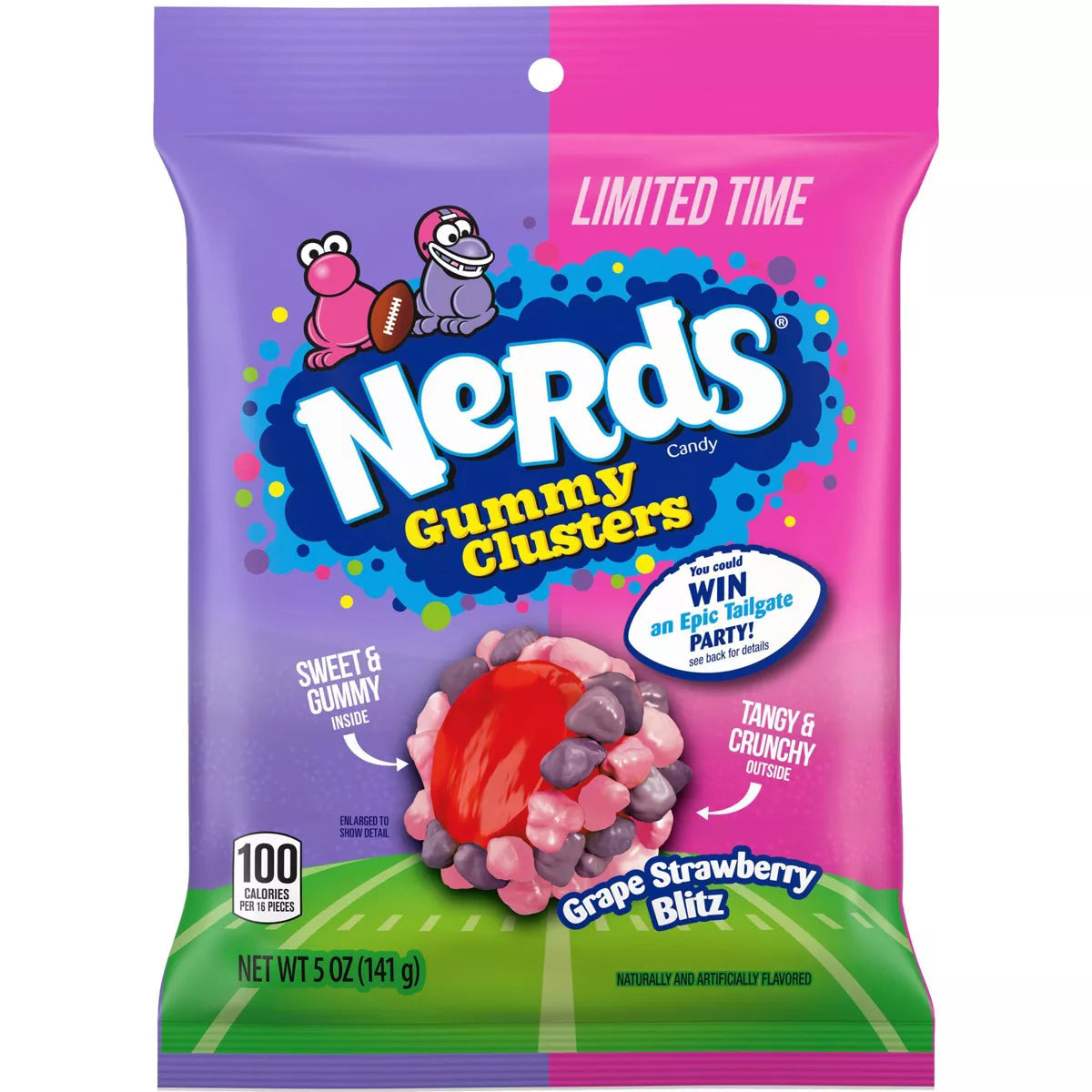 Nerds Gummy Clusters Grape Strawberry Blitz - 5oz - Limited Edition - ULTRA RARE - Exclusive