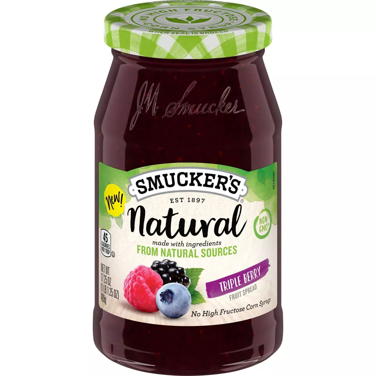 Smucker's Natural Triple Berry Fruit Spread - 17.25oz