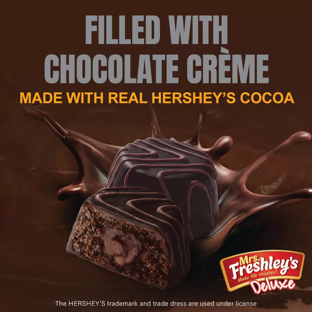 Mrs. Freshley's Deluxe Hershey's Triple Chocolate Cakes - 6ct