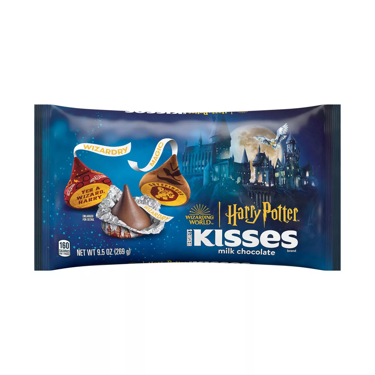 Halloween Hershey's Kisses Milk Chocolate with Harry Potter Foils - 9.5oz - ULTRA rARE