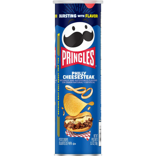 Pringles Philly Cheesesteak Potato Crisps Chips - LIMITED EDITION