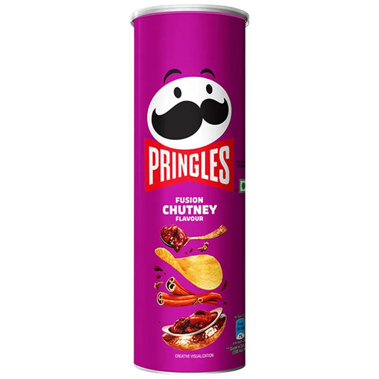 Pringles Potato Chips - Fusion Chutney Flavour - INDIA