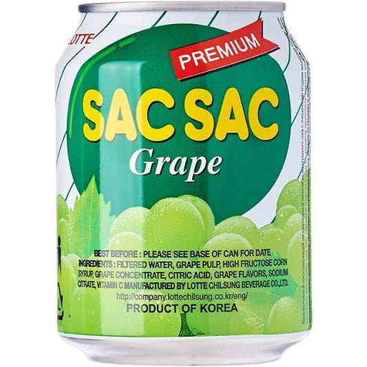 Lotte Sac Sac Grape Juice, Extra Pulp
