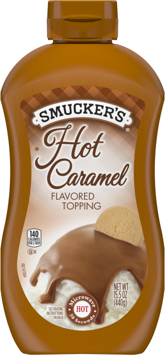 Smucker's Hot Caramel Flavored Topping, 15.5 Ounces, Microwavable Squeeze Bottle