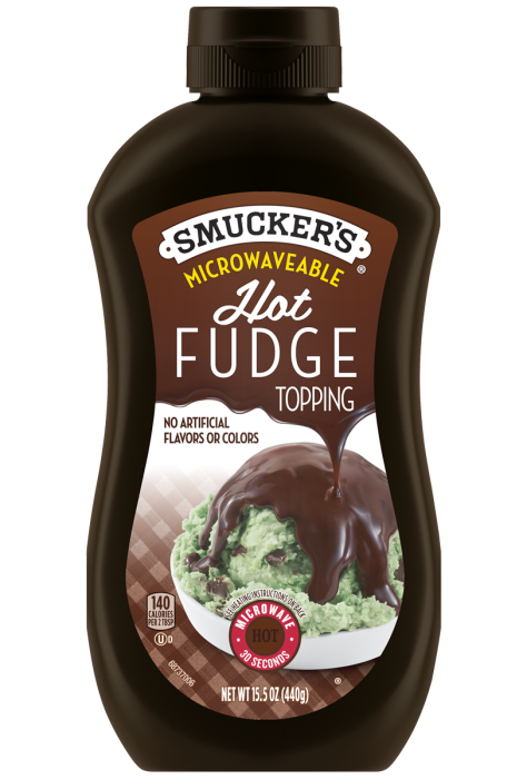 Smucker's Hot Fudge Topping, 15.5 Ounces, Microwavable Squeeze Bottle