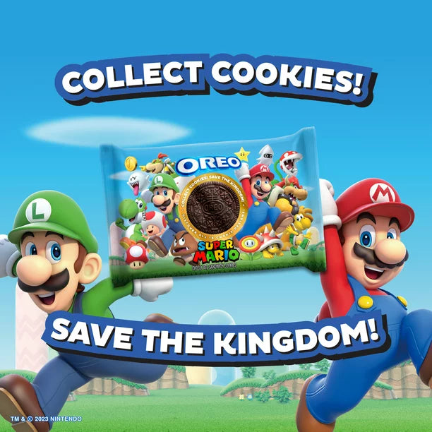 Super Mario™ OREO Chocolate Sandwich Cookies, Limited Edition - EXPIRED - ONLY FOR COLLECTORS