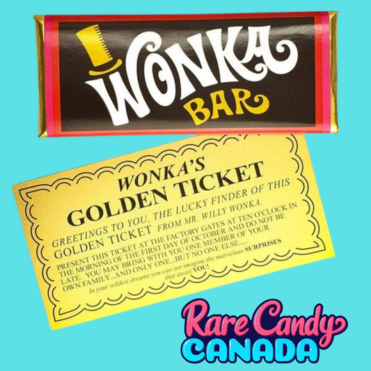 Wonka Bar + Willy Wonka Golden Ticket