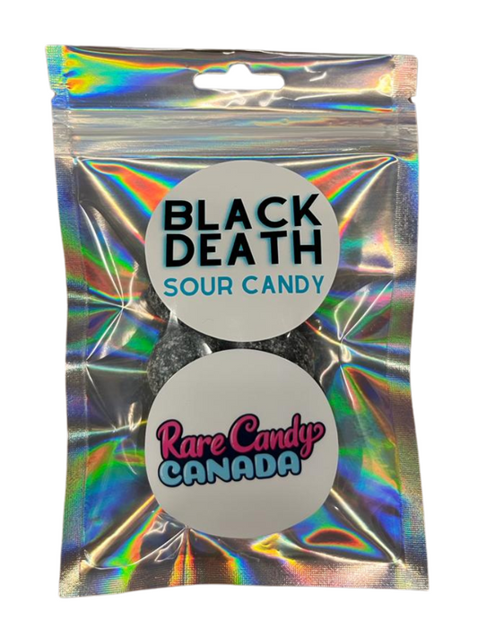 Black Death Sour Candy - Imported UK - SUPER RARE - As Seen on TIKTOK - 0.88 oz - Ultra Mega SOUR