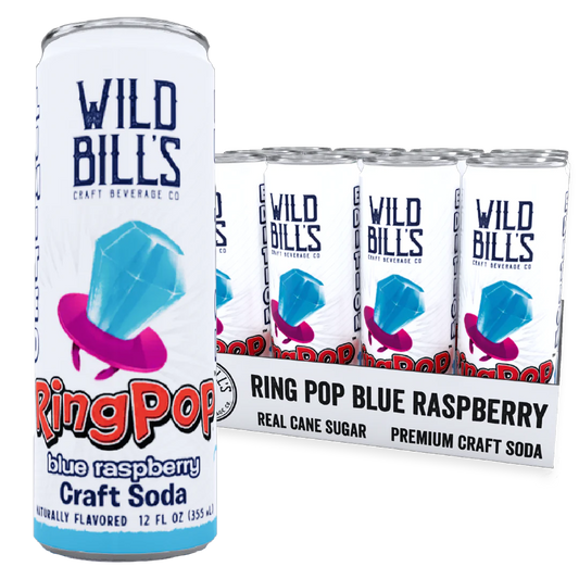 Wild Bill's RING POP BLUE RASPBERRY 12-PACK - Limited Edition