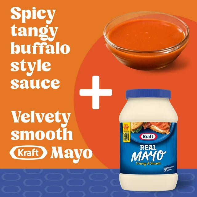 Kraft Mayo Buffalo Style Dressing, 12 fl oz Bottle