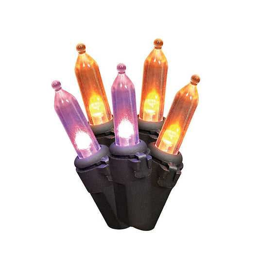 100ct Halloween Color Changing Mini LED Lights, 22.3' Lighted Length