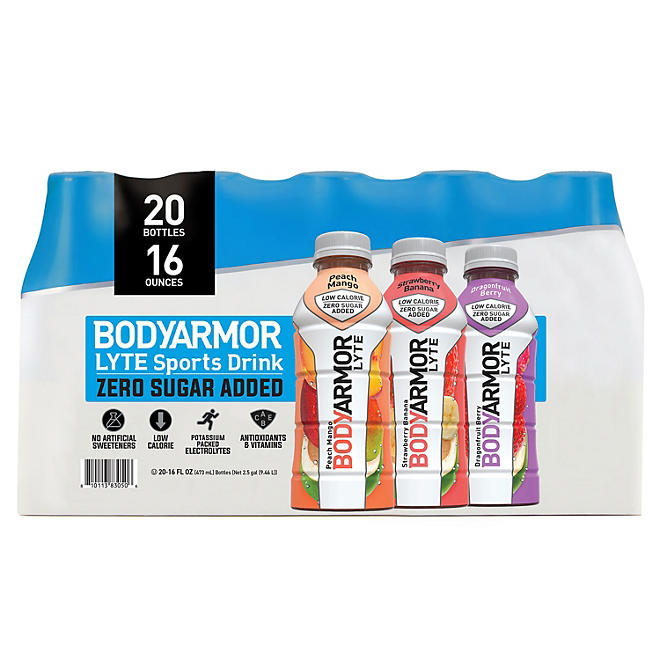 BODYARMOR LYTE Sports Drink Variety Pack (16 fl. oz., 20 pk.)