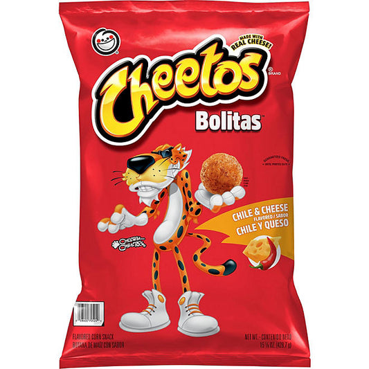 Cheetos Bolitas Cheese Balls, 15.25 oz. - Mexico / USA - RARE