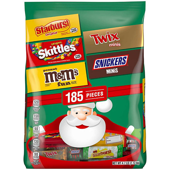 Mars Christmas Variety Pack Candy, 185 pcs.